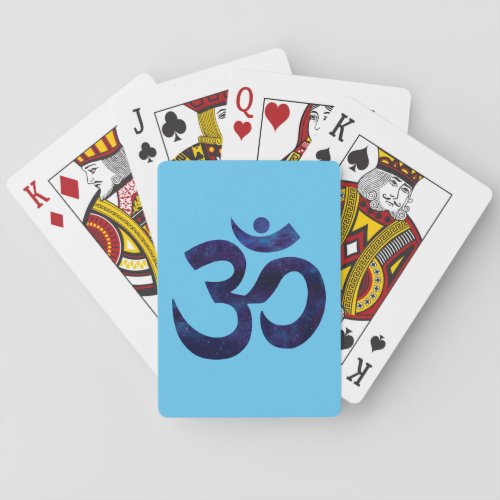Om Ohm Symbol Sign Yoga Meditation Zen Poker Cards