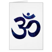 Om Ohm Symbol Sign Yoga Meditation Zen Thank You (Front)