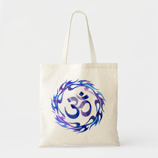 Om, Om Hindu, Om Symbol, Om Logo, Aum Tote Bag (Front)