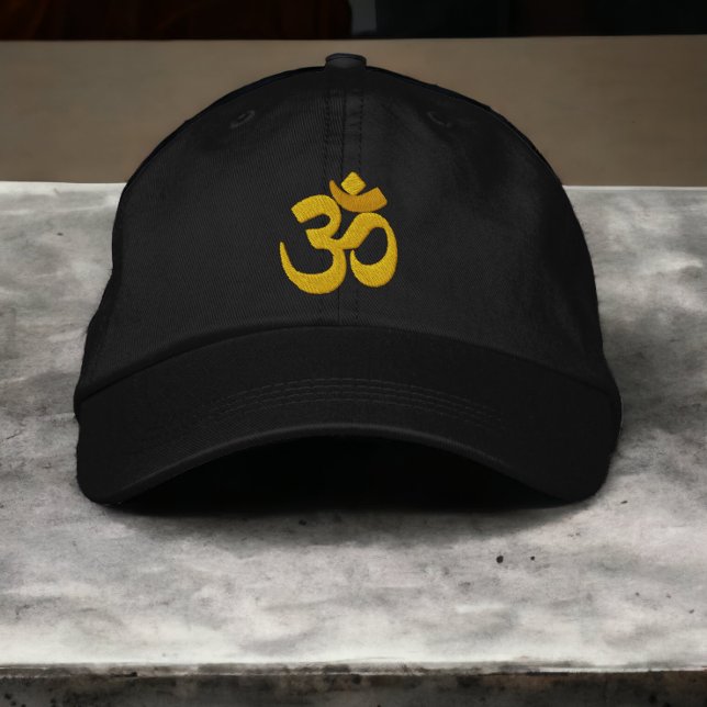Om Omkara Embroidered Baseball Cap (Creator Uploaded)