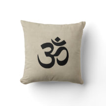 Om on cream grunge