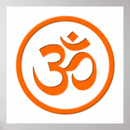 Om or Aum Poster