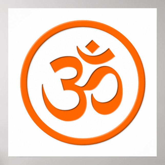 Om or Aum Poster (Front)