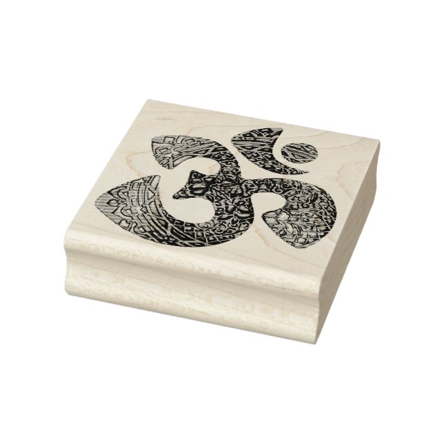 OM Ornaments + your backgr. & ideas Rubber Stamp (Stamp)