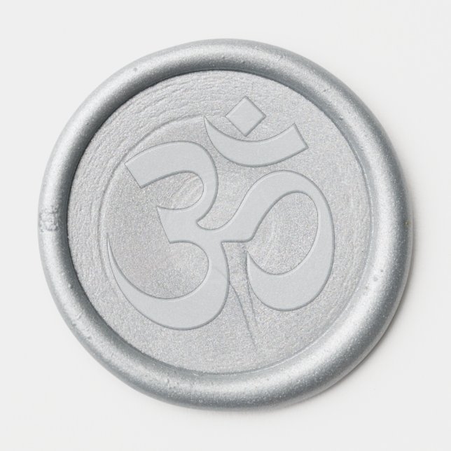 Om Peaceful Symbol Wax Seal Sticker (Front)