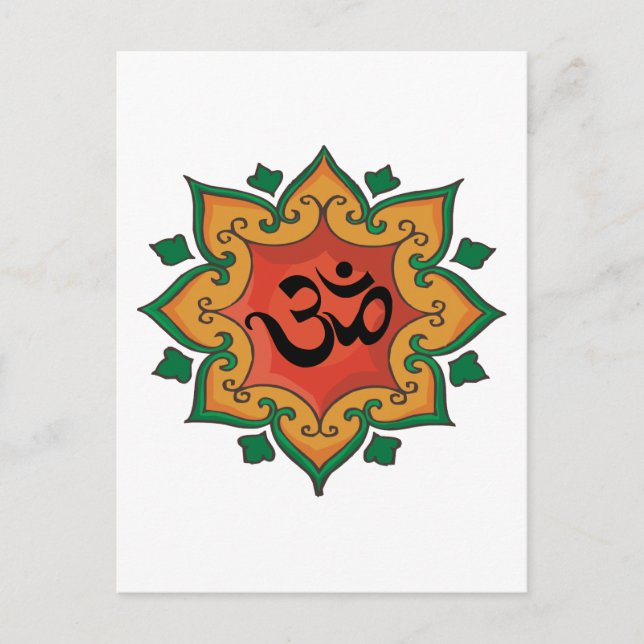 Om Postcard (Front)