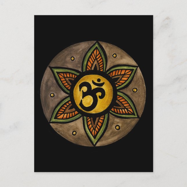 Om Postcard (Front)
