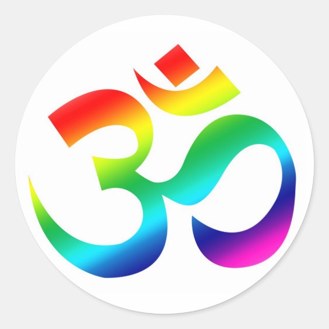 OM Rainbow - sticker (Front)