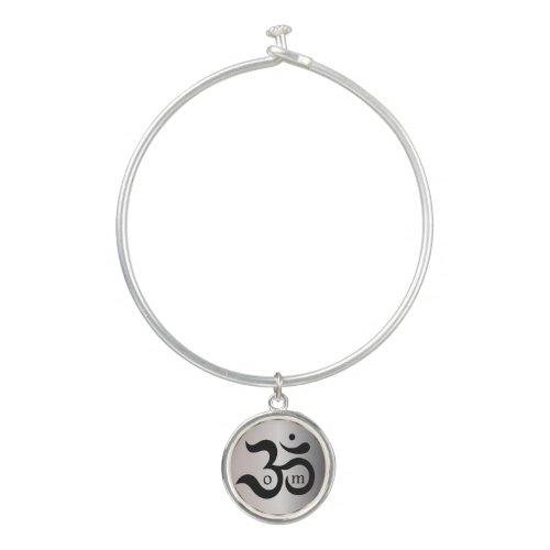 Om Sanskrit simple minimalist design zen bracelet