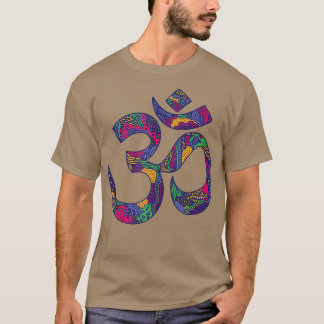 Om Shanti Peace Aum Yoga Meditation Ganapati Ganes T-Shirt