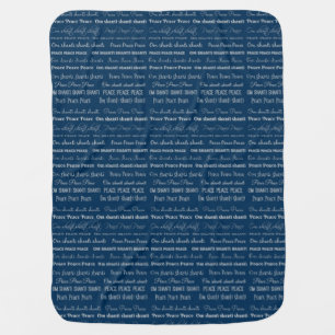 Om Shanti, Peace Baby Blanket