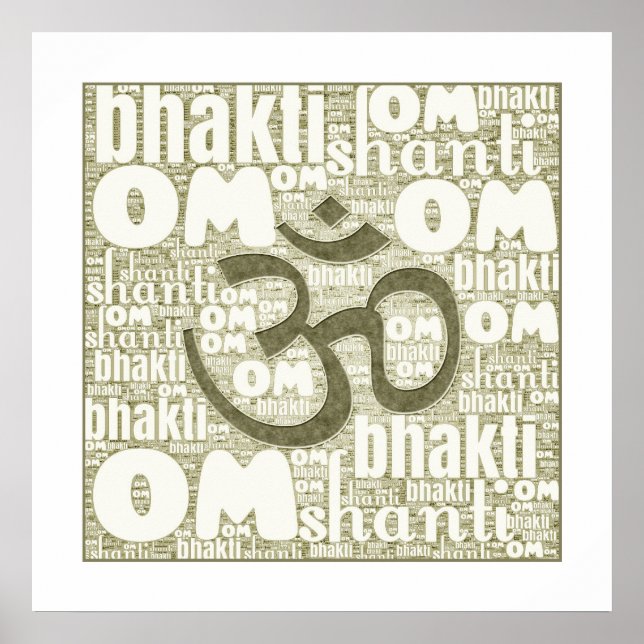 Om Shanti Poster (Front)