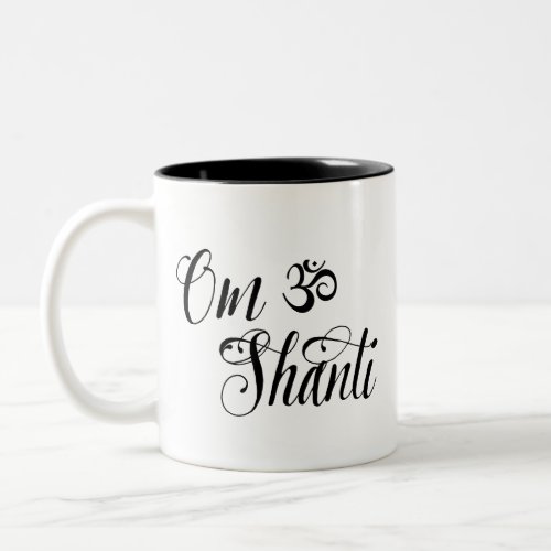 Om Shanti Yoga Mug