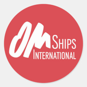 OM Ships Logo Classic Round Sticker