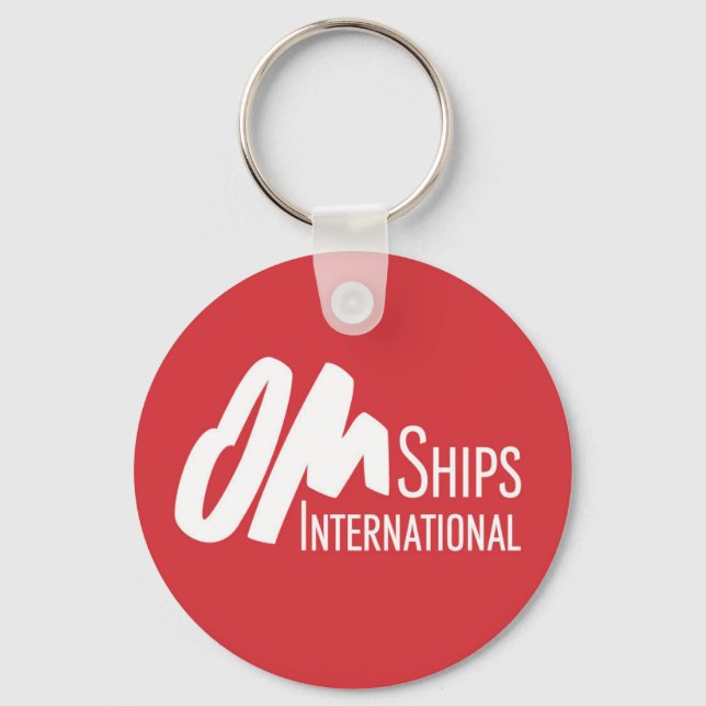 OM Ships Logo Keychain (Front)