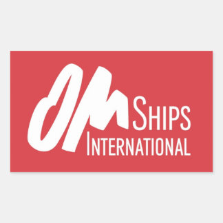 OM Ships Logo Rectangular Sticker