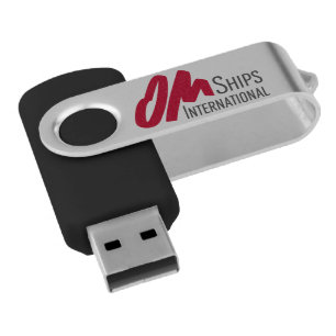 OM Ships Logo USB Flash Drive