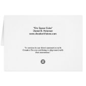 Om Space Cube (Back Horizontal)