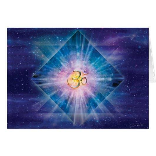 Om Space Cube Cards (Front Horizontal)