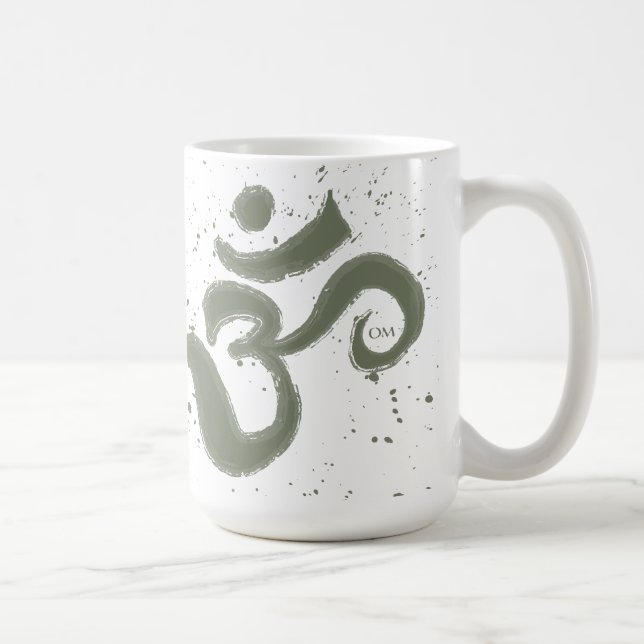 Om Splatter Coffee Mug (Right)