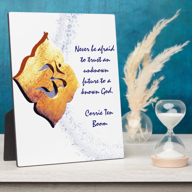 Om - Sprituality Plaque (Side)