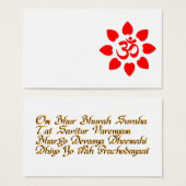 Om symbol (Front & Back)