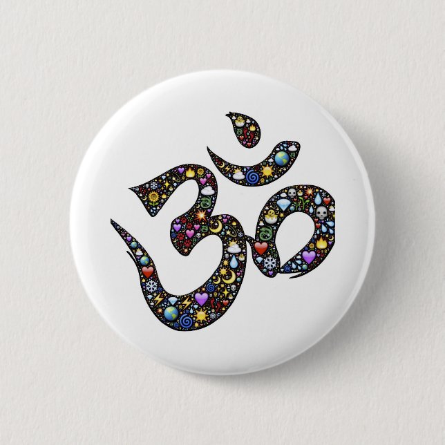 Om symbol button (Front)
