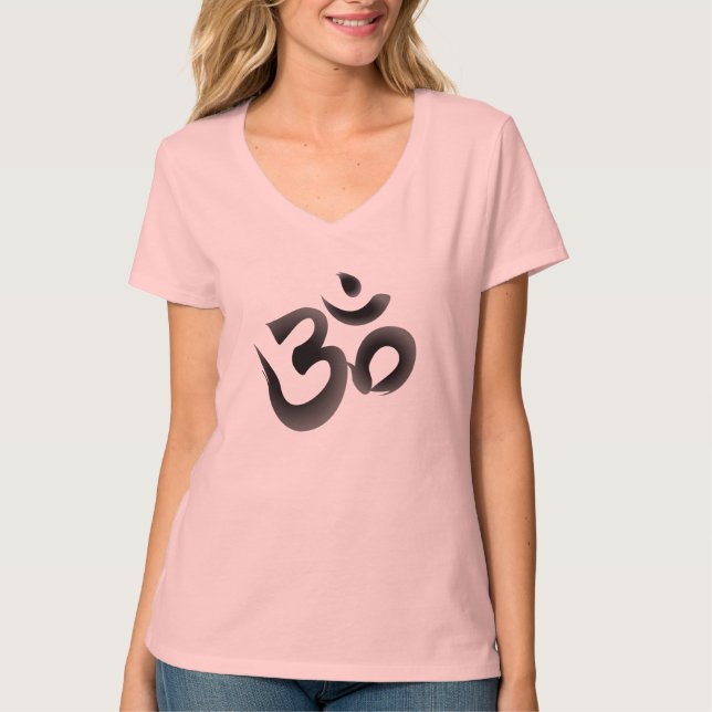 Om Symbol Calligraphy T-shirt (Front)
