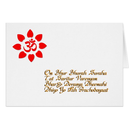 Om symbol cards (Front Horizontal)