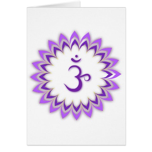 Om Symbol  Crown Chakra