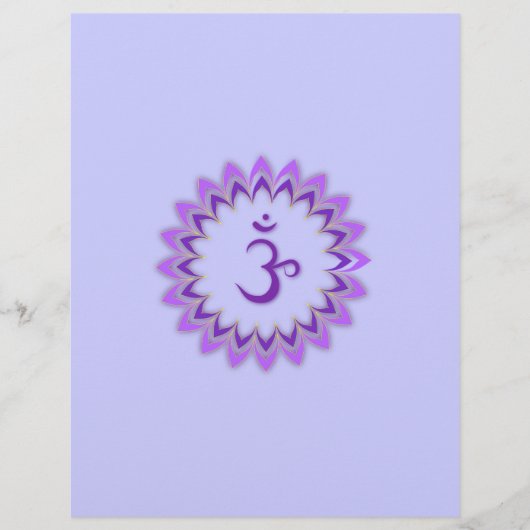 Om Symbol / Crown Chakra (Front)