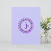 Om Symbol / Crown Chakra (Standing Front)