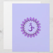 Om Symbol / Crown Chakra (Front/Back)