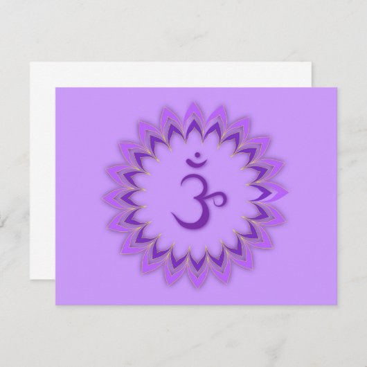 Om Symbol / Crown Chakra (Front/Back)