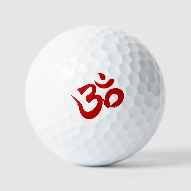Om Symbol  Golf ball (Front)
