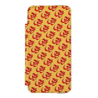 Om symbol wallet case for iPhone SE/5/5s