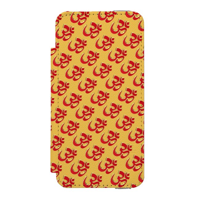 Om symbol incipio iPhone wallet case (Folio Front)