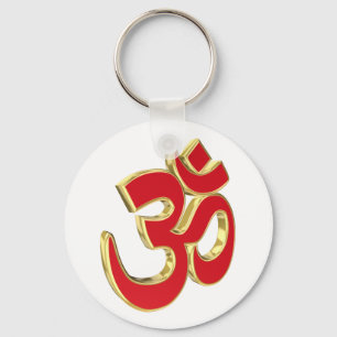Om symbol keychain