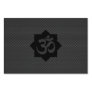 OM Symbol Lotus Spirituality in Carbon Fiber Style Yard Sign