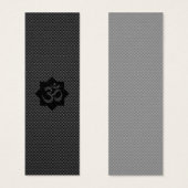 OM Symbol Lotus Spirituality Yoga in Carbon Fiber (Front & Back)
