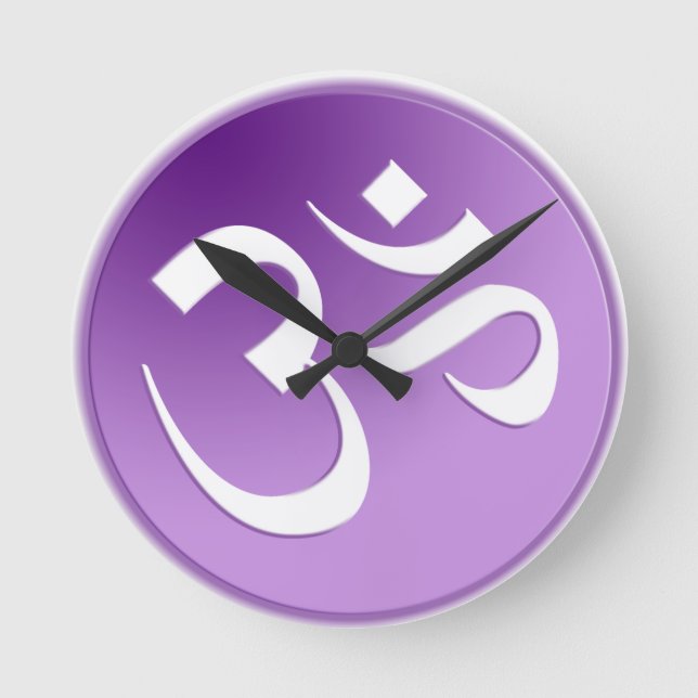 Om Symbol Massage Room Clocks (Front)