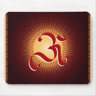 OM symbol Mouse Pad