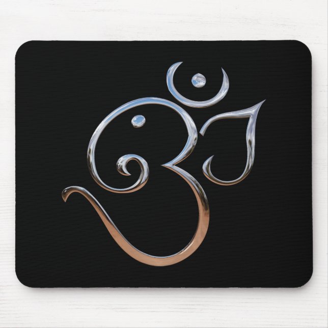 Om Symbol Mouse Pad (Front)