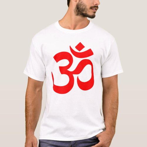 Om Symbol Mystical Sound in Hindu and Buddhism T_Shirt