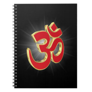 Om symbol notebook