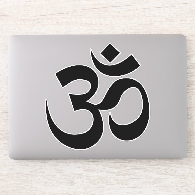 Om Symbol Ohm Yoga Spiritual Buddhism Sticker (Computer)