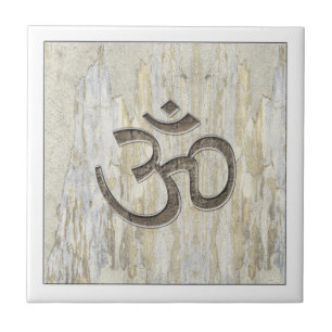 Om Symbol Organic Tile