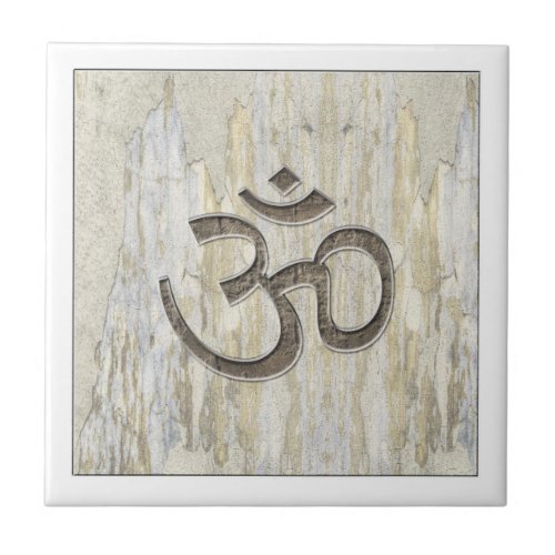 Om Symbol Organic Tile