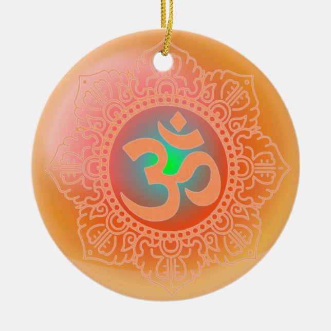 OM symbol ornament (Front)