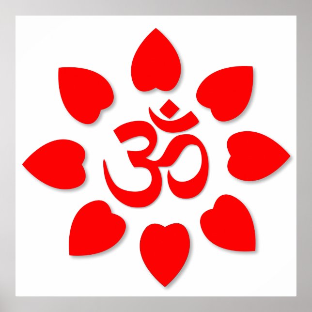 Om symbol poster (Front)